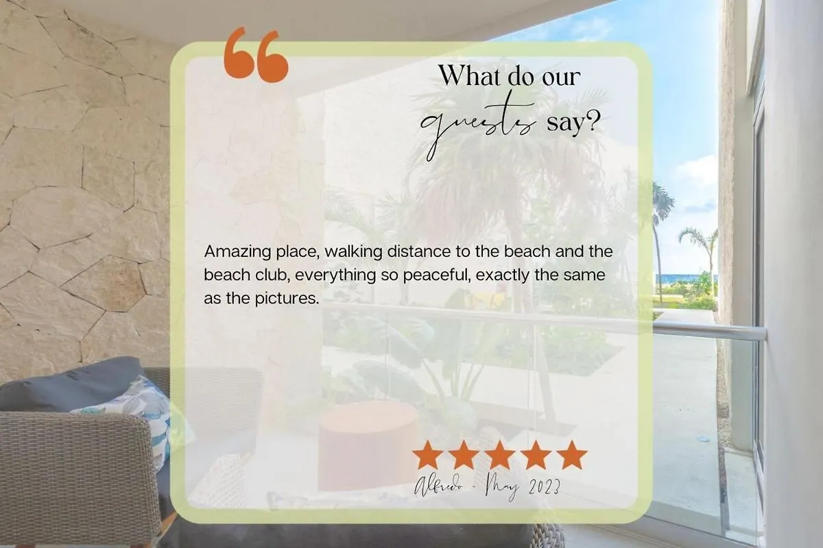 Chic Beachfront Condo Ocean View Rooftop Pools Akumal 0*,  Mexiko